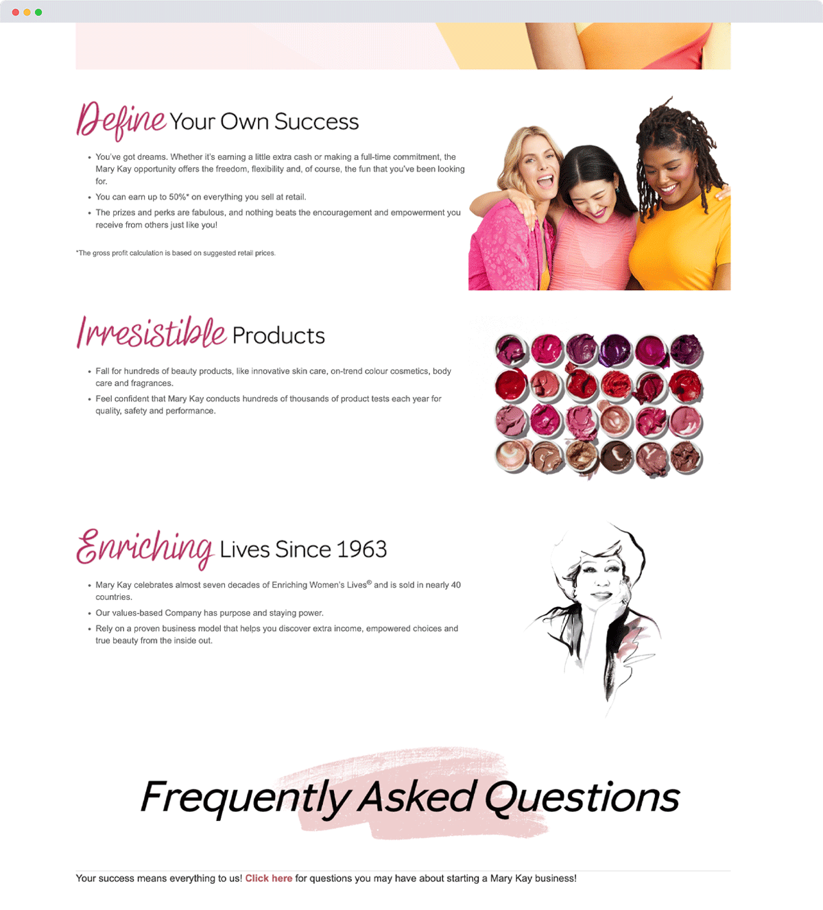 Mary Kay Page Mock Up 2